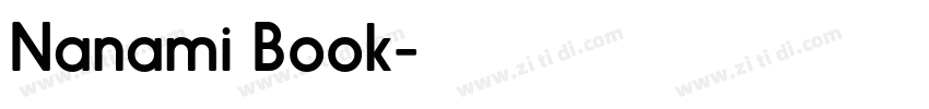 Nanami Book字体转换 Nanami Book字体转换